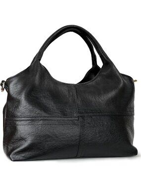 Stylish Medium Vegan Leather Tote Bags for Women, Detachable Satchel Strap, Hobo